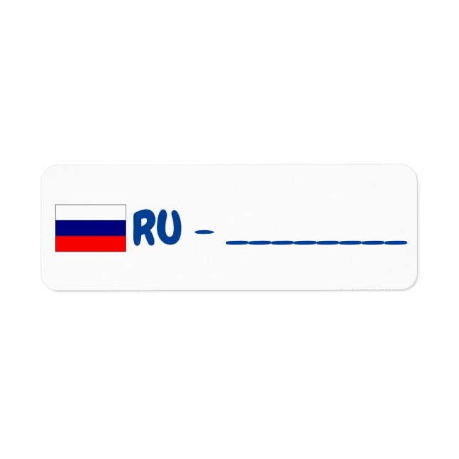 Russia by post crossing (Front)