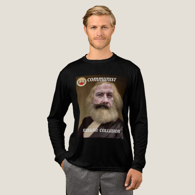 RUSSIA COLLUSION Tri-Blend SHIRT (Full Front)
