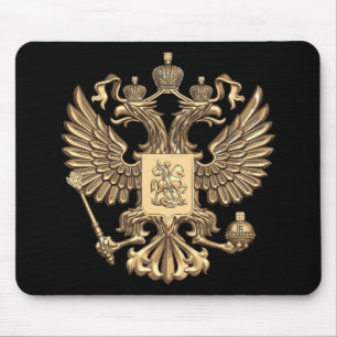 Russia double eagle mouse pad