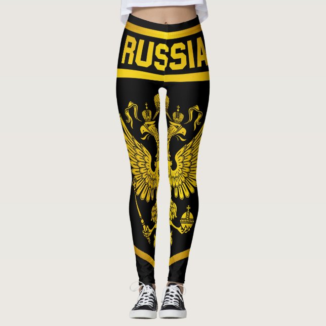 Russia Emblem Leggings (Front)