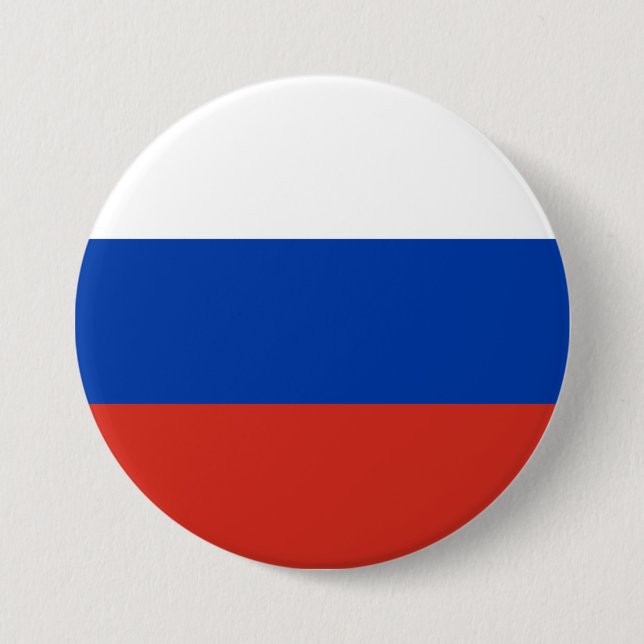 Russia Flag 7.5 Cm Round Badge (Front)