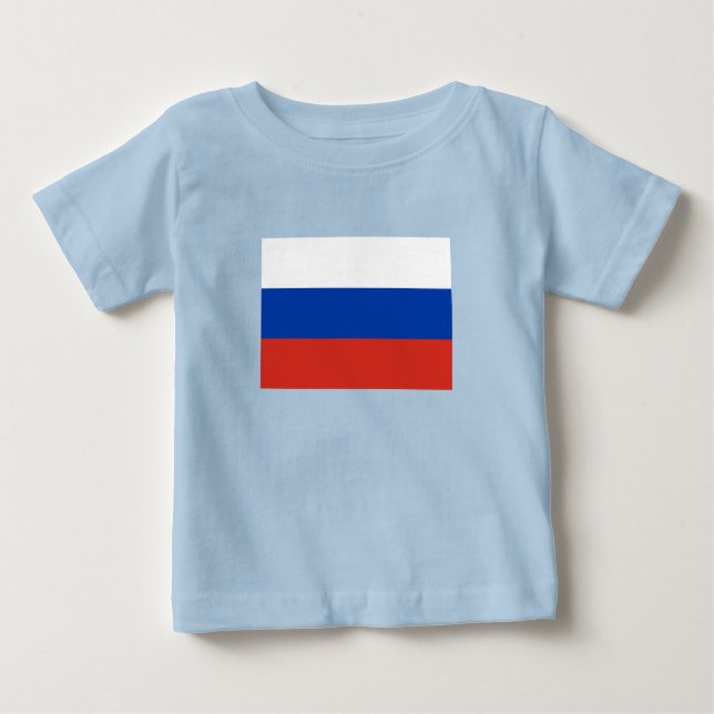 Russia Flag Baby T-Shirt (Front)