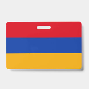 Russia Flag Badge ID Badge