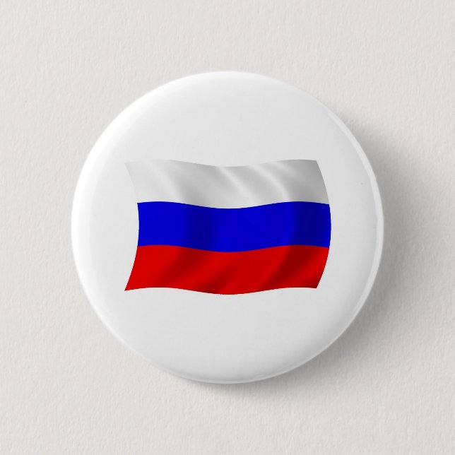 Russia Flag Button (Front)
