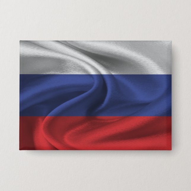 Russia Flag Button (Front)
