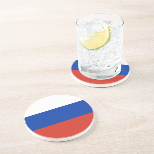 Russia flag coaster (Side)