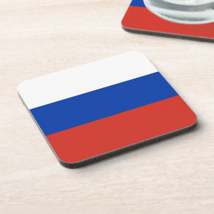 Russia flag coaster