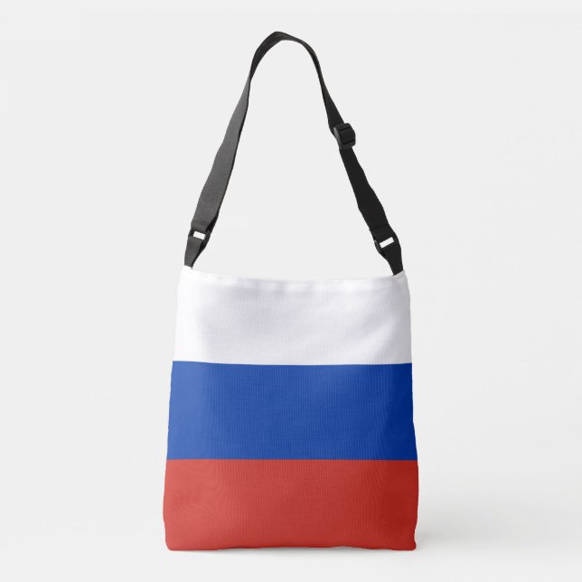 Russia Flag Crossbody Bag (Back)