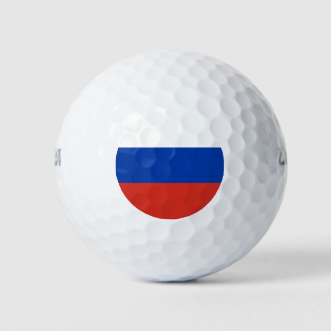 Russia flag golf balls (Front)