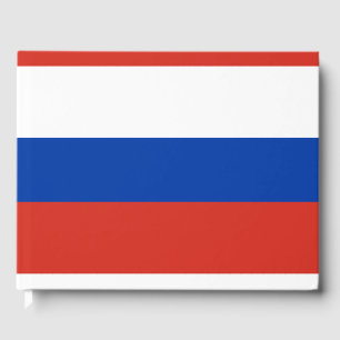 Russia flag guest book