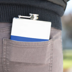 Russia flag hip flask