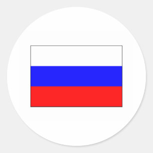 Russia FLAG International Classic Round Sticker