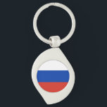 Russia Flag Key Ring<br><div class="desc">Russia Flag Metal Keychain. You can add your own text or graphics by clicking "customise further"</div>