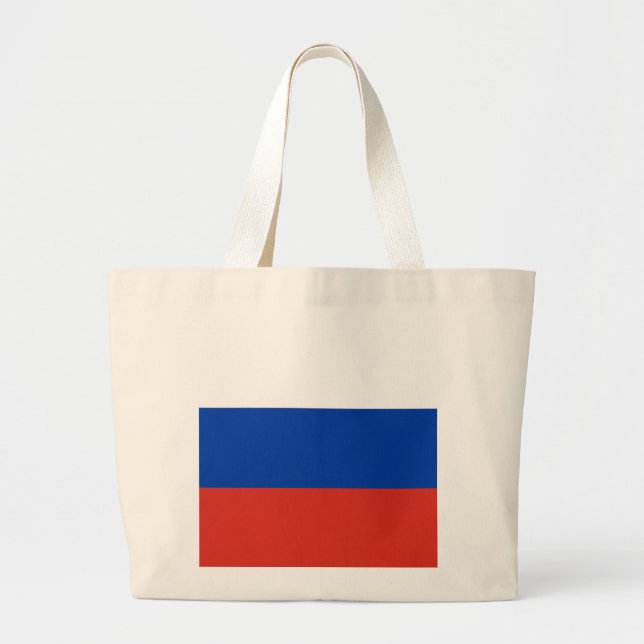 Russia Flag Large Tote Bag (Front)
