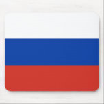 Russia Flag Mouse Pad<br><div class="desc">Patriotic flag of Russia.</div>