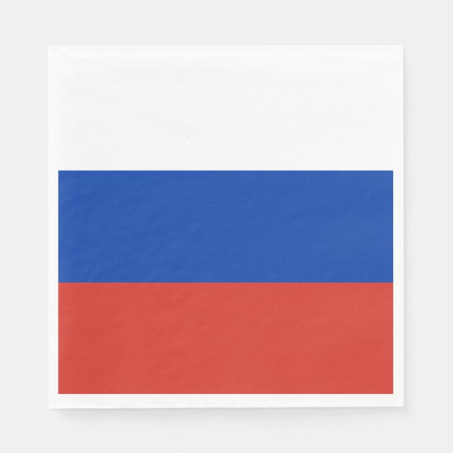 Russia Flag Napkin (Front)