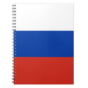 Russia flag notebook