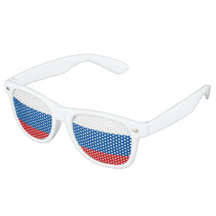 Russia Flag Retro Sunglasses