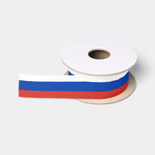 Russia Flag Satin Ribbon