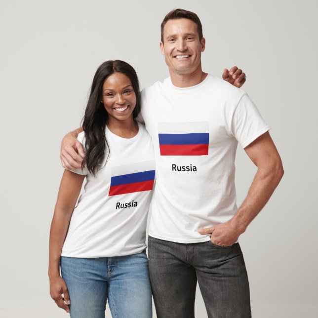 Russia Flag T-Shirt (Unisex)