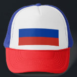 Russia Flag Trucker Hat<br><div class="desc">Russia Flag Trucker Hat. You can add your own text or graphics by clicking "customise further"</div>