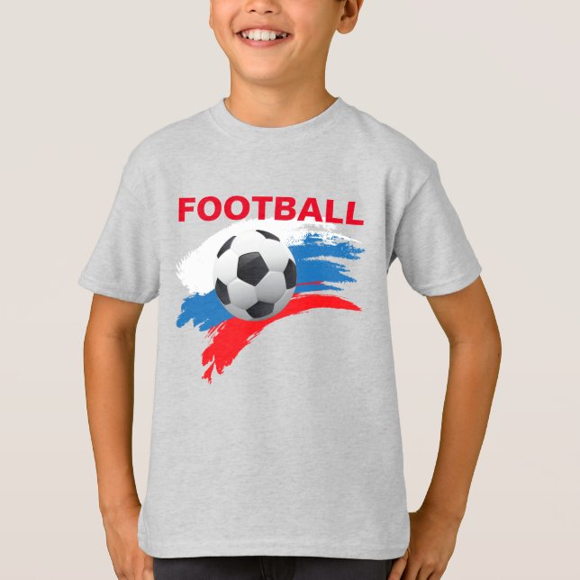 Russia Football Boys  T-Shirt (Front)