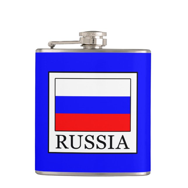 Russia Hip Flask (Front)