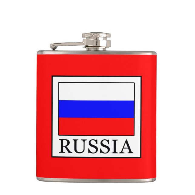 Russia Hip Flask (Front)