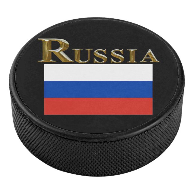 RUSSIA HOCKEY PUCK (3/4)