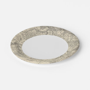 Russia in Asia and Tartary Paper Plate
