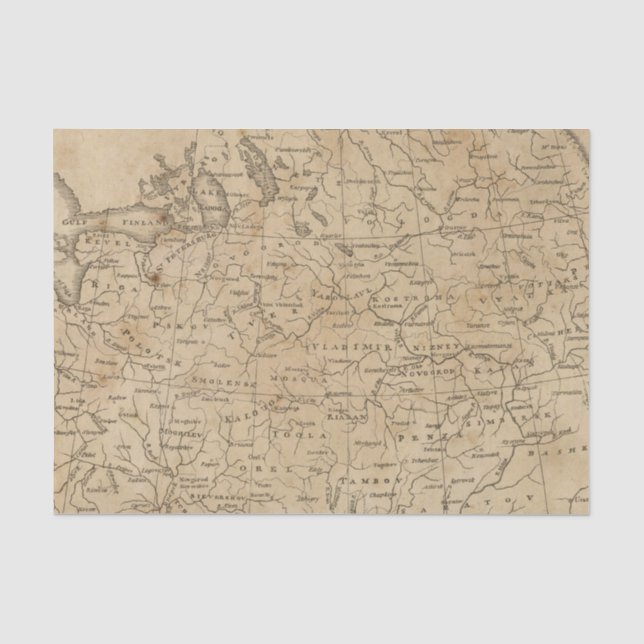 Russia in Europe 6 Tissue Paper (Front)