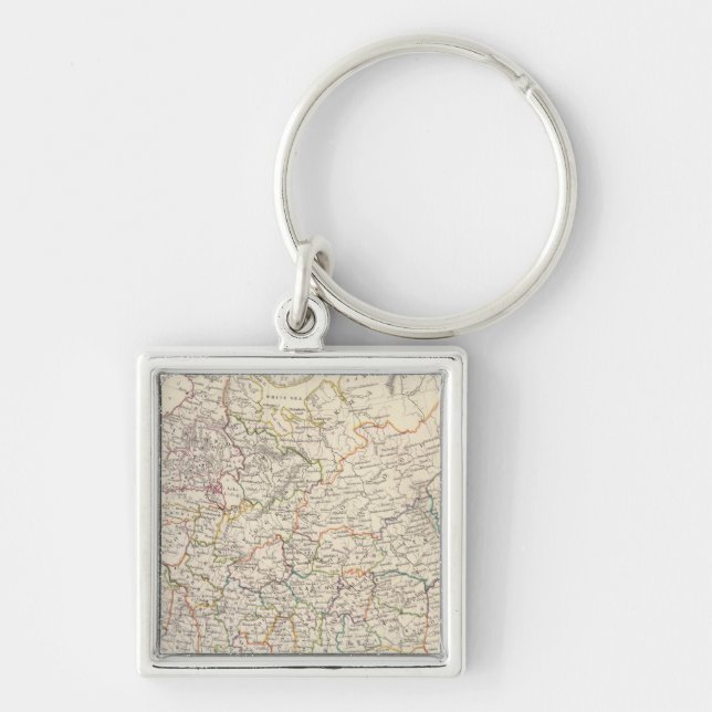 Russia in Europe general map Key Ring (Front)