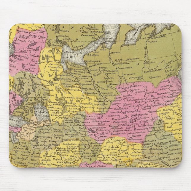 Russia In Europe Mouse Pad (Front)