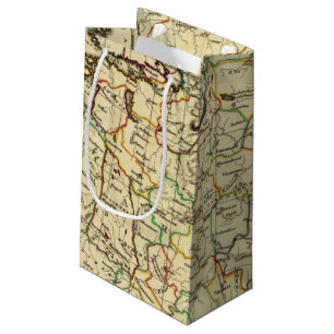 Russia in Europe with boundaries outlined Small Gift Bag