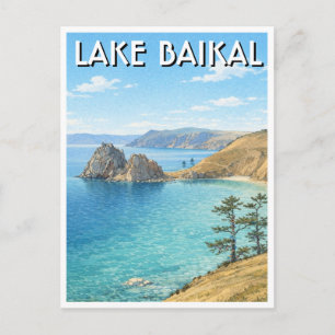 Russia Lake Baikal Travel Postcard