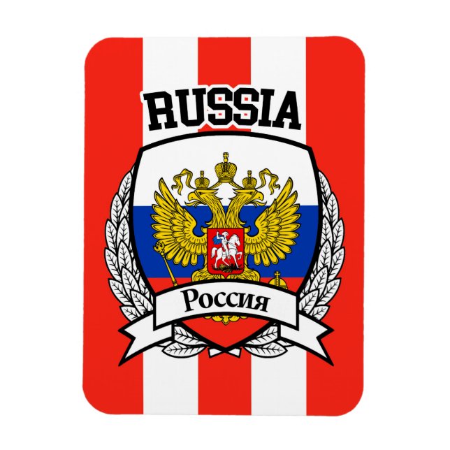 Russia Magnet (Vertical)