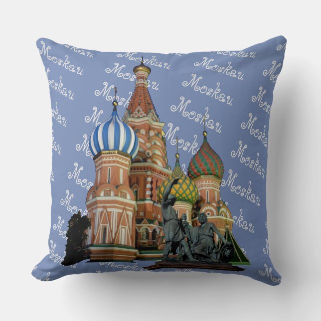 Russia Moscow cushion (Front)