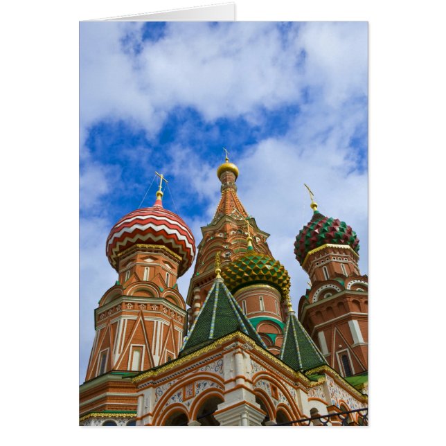 Russia, Moscow, Red Square, St. Basil's (Front)