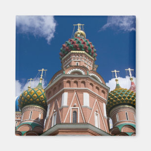 Russia, Moscow, Red Square. St. Basil's 2 Magnet