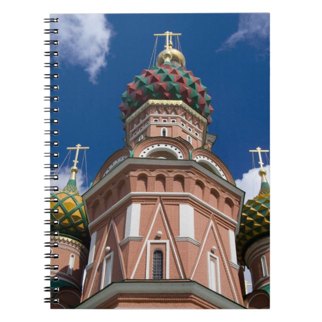 Russia, Moscow, Red Square. St. Basil's 2 Spiral Notebook (Front)