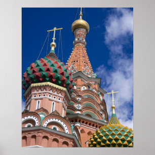 Russia, Moscow, Red Square. St. Basil's 5 Poster