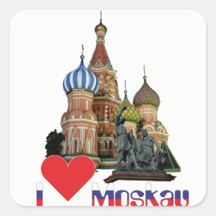 Russia Moscow sticker