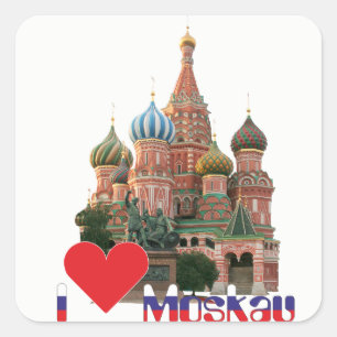 Russia Moscow sticker