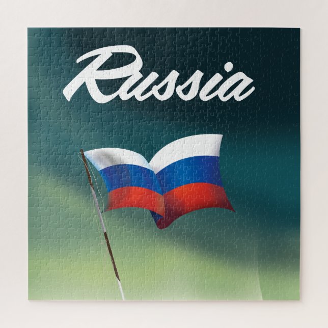 Russia National Flag Jigsaw Puzzle (Vertical)