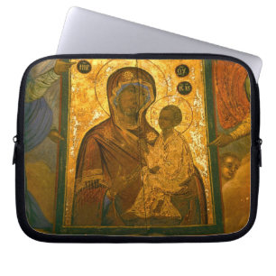Russia, Novgorod Province, Tikhvin Monastery, Laptop Sleeve