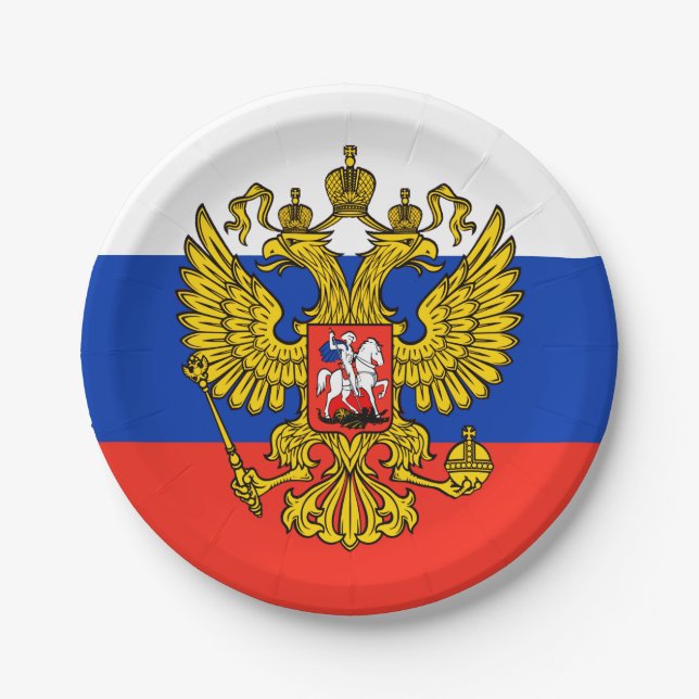 Russia Paper Plate (Front)