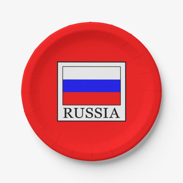 Russia Paper Plate (Front)