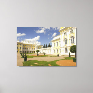Russia. Petrodvorets. Peterhof Palace. Peter the 3 Canvas Print