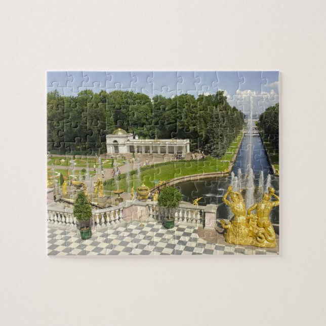 Russia. Petrodvorets. Peterhof Palace. Peter the Jigsaw Puzzle (Horizontal)