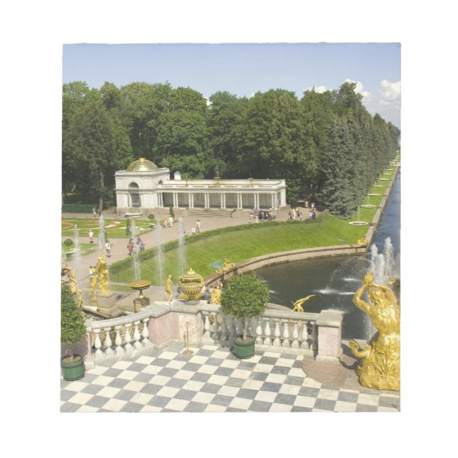 Russia. Petrodvorets. Peterhof Palace. Peter the Notepad (Front)